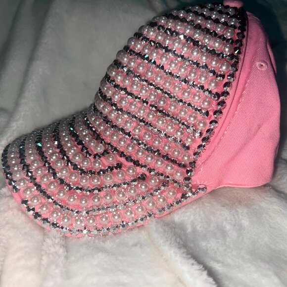 Unisex Rhinestone Sequins Baseball Cap Sparkly Glitter Bling Snapback Hat - Picture 1 of 6